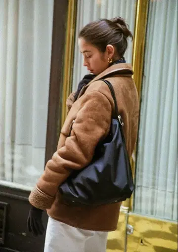 TOUT Y EST / SAC CANOT TOILE 카노 토와르 백 블랙