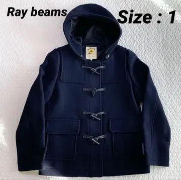 Ray BEAMS 네이비 더플 코트 사이즈 1 캐주얼