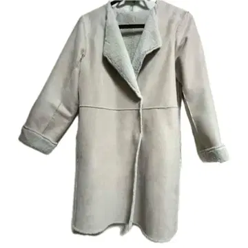 12Twelve Agenda 페이크 무스탕 리버서블 노카라 코트