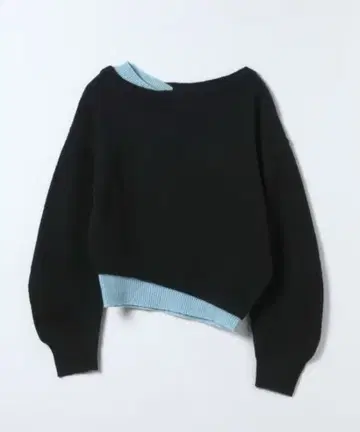 아지메 레이어 바이컬러 풀오버 JEANASIS