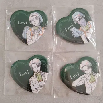 진격의 거인 WIT STUDIO 구매 혜택 하트형 캔뱃지 리바이 전종