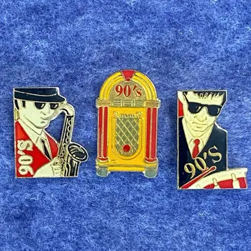 핑 배지 90'S 3개 세트 빈티지