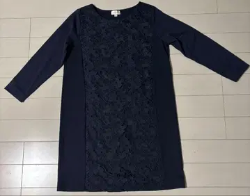 알파 큐빅 원피스 L 사이즈 네이비 컬러 성인 원피스