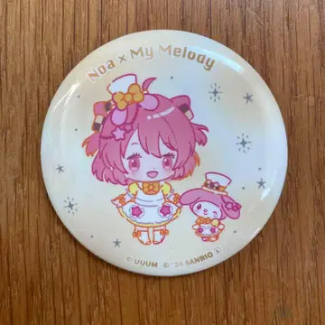Noa x My Melody 컬러풀 피치 산리오 캔뱃지