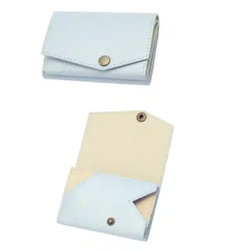 작은 지갑 아브라사스 소가죽