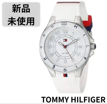 TOMMY HILFIGER 아날로그 손목시계 화이트