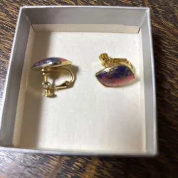 골드 멀티 컬러 클립형 귀찌