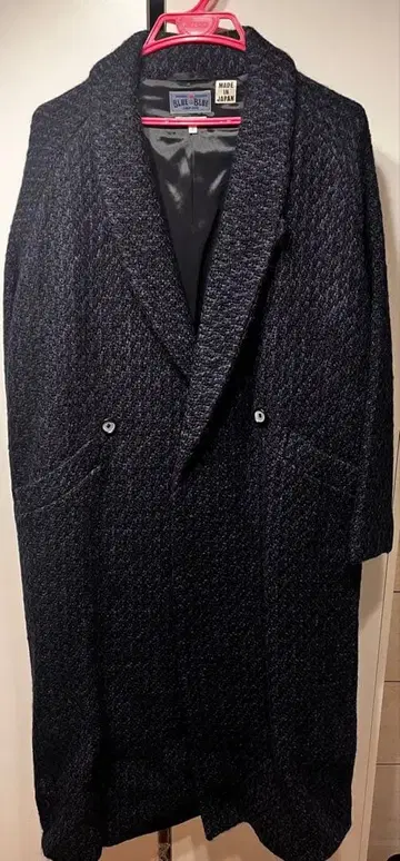 BLUE BLUE JAPAN 더블 브레스트 코트 가격 인하