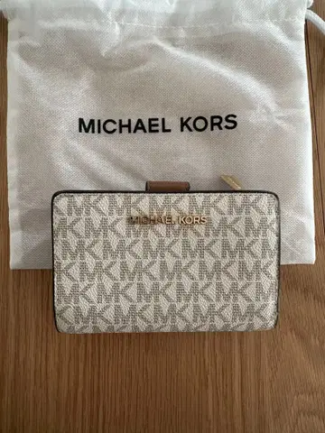 MICHAEL KORS 접이식 지갑 모노그램 패턴