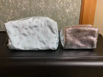 cache cache 별 자수 파우치 2개 세트