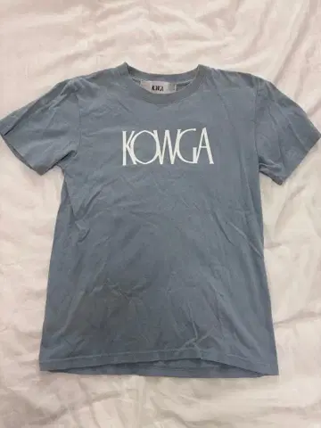 KOWGA 로고 프린트 T셔츠