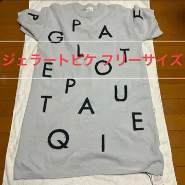 미사용 새상품 여성용 젤라또피케 반팔 원피스 루 에어 프리 로고