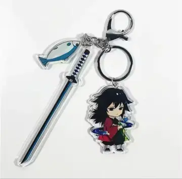 귀멸의 칼날 아크릴 키링 토미오카 기유