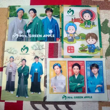 [ 컴프 ] Mrs. GREEN APPLE 오리지널 비주얼 시트 전 4종