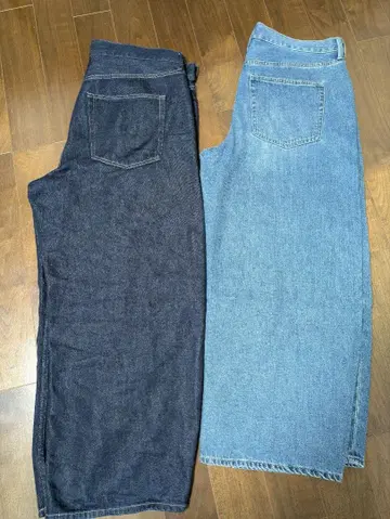 UNIQLO 배기 커브 청바지 2개 세트