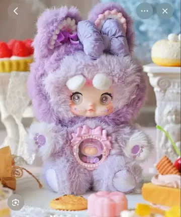 [새상품] nommi 한입 타로 페이스트리 토끼 보라색 봉제 인형