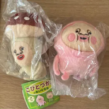 [ 새상품 ] 코비토즈칸 봉제 인형 카쿠레모모지리 베니키노코비토 세트