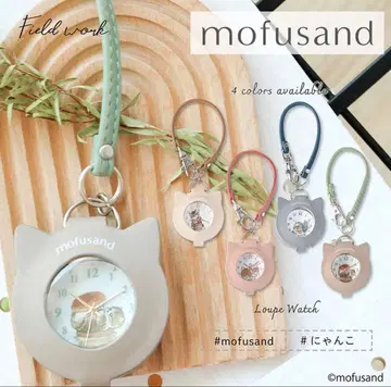 mofusand 루페 워치 고양이형 핑크