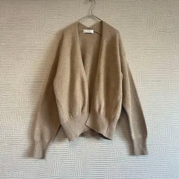 [ 새상품급 ] SLOBE IENA 폭스 슈퍼 파인 메리노울 가디건