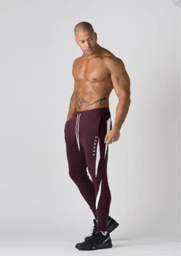 CRONOS Diagonal 패널링 롱 팬츠