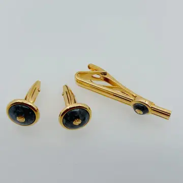 [ 새상품급 ] Dunhill 던힐 커프스 단추 넥타이핀 세트