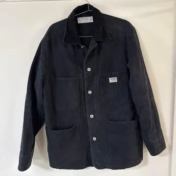 BACKERS 블랙 버튼 달린 자켓 코듀로이 옷깃