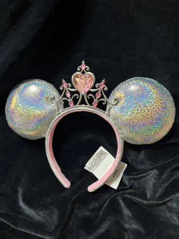 디즈니 머리띠 라메 귀 티아라 포함 캘리포니아