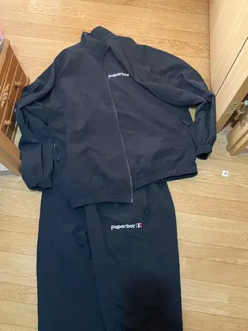 paperboy reebok BEAMS 나일론 셋업 M 상하의 세트