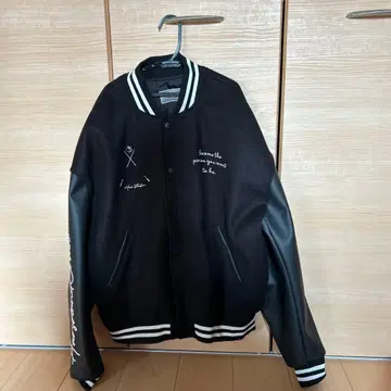 HARSHANDCRUEL 바시티 자켓