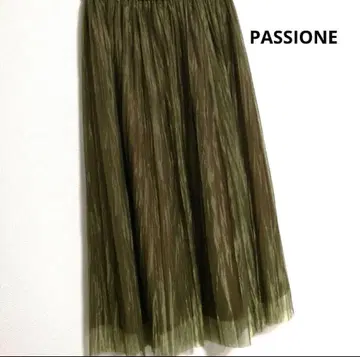 [ 미사용 새상품 ] PASSIONE 플리츠 스커트