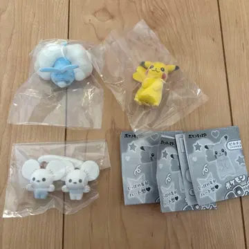 포켓몬 플로키 인형 가챠가챠 피카츄 와카쥐 치르트