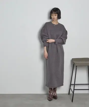 코르셋 디자인 맨투맨 원피스