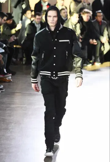 준야맨 x THE NORTH FACE 더플백 재구축 바시티 자켓