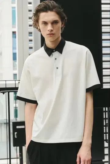 레이어드 라거 피케 셔츠