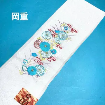 자수 장식용 깃 교토 오카쥬메 초화 새상품 No.1276