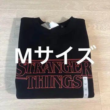 GU 기묘한 이야기 헤비 웨이트 맨투맨 M 사이즈 블랙