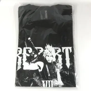 파이널 판타지 VII 리버스 T셔츠 클라우드 프리 사이즈