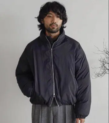 shiun 나일론 쇼트 패디드 블루종 S 사이즈