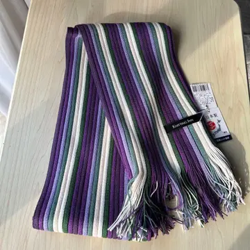 Knitting Inn 스트라이프 머플러