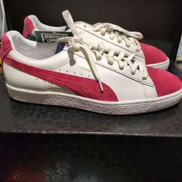 Puma basket 화이트/레드 스니커즈