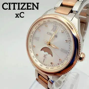 새상품급 CITIZEN xC 크로스시 다이치 컬렉션 문페이즈 전파