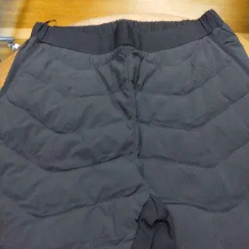 다운 팬츠 블랙 LL 사이즈