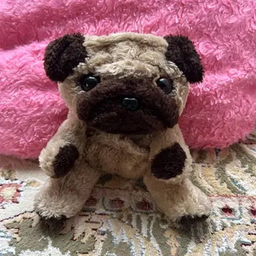 나오즈 스태프 시나다 퍼그 불독 강아지 귀여운 흐물흐물 봉제 인형