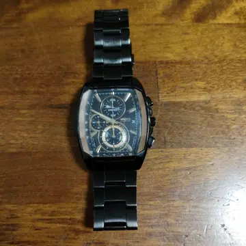 WIRED SEIKO 크로노그래프 손목시계 블랙