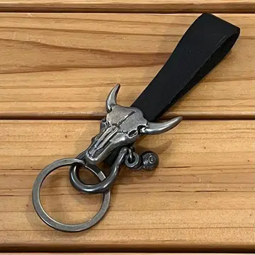 [ 미사용 새상품 ] 블루 스컬 키링