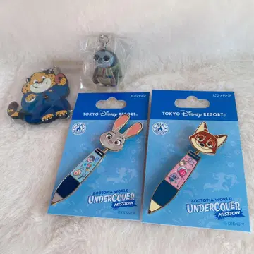 주토피아 핀 배지 2개 세트 덤 포함