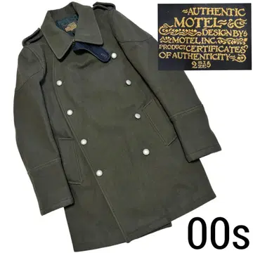 00s MOTEL 모텔 울 나폴레옹 코트 자켓 밀리터리
