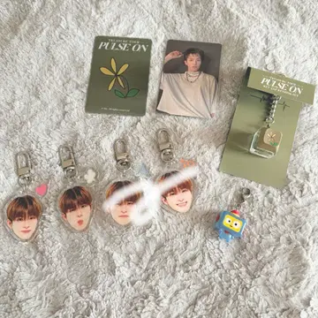 TREASURE 아사히 희로애락 얼굴 아크릴 키링 컴프 캡슐 토이 서울콘