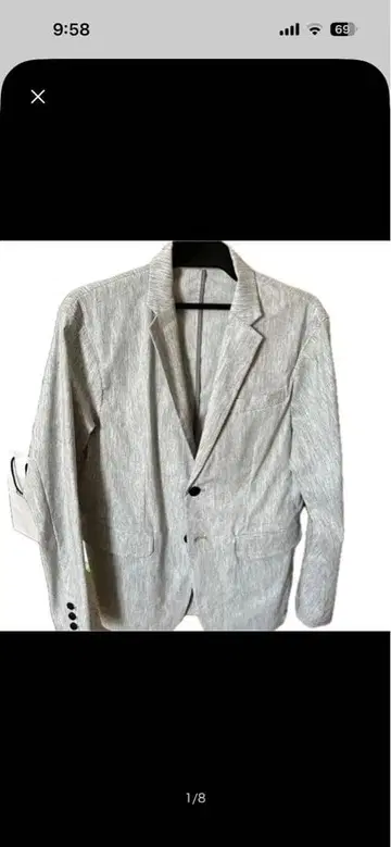 아바하우스 그레이 테일러드 자켓과 팬츠 세트