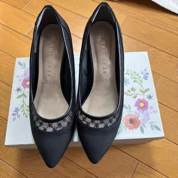 STAR GIRL 블랙 하이힐 25.5cm